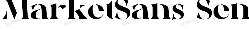 MarketSans SemiBold字体转换